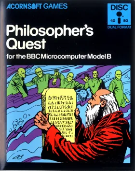 Philosopher's Quest (1982)(Acornsoft) box cover front